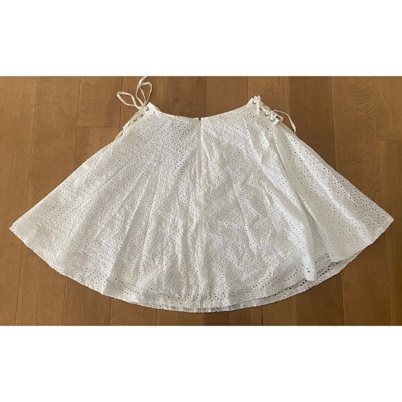 NWT  Express Ivory Eyelet SKIRT WOMEN’S Size 10 - Picture 2 of 12